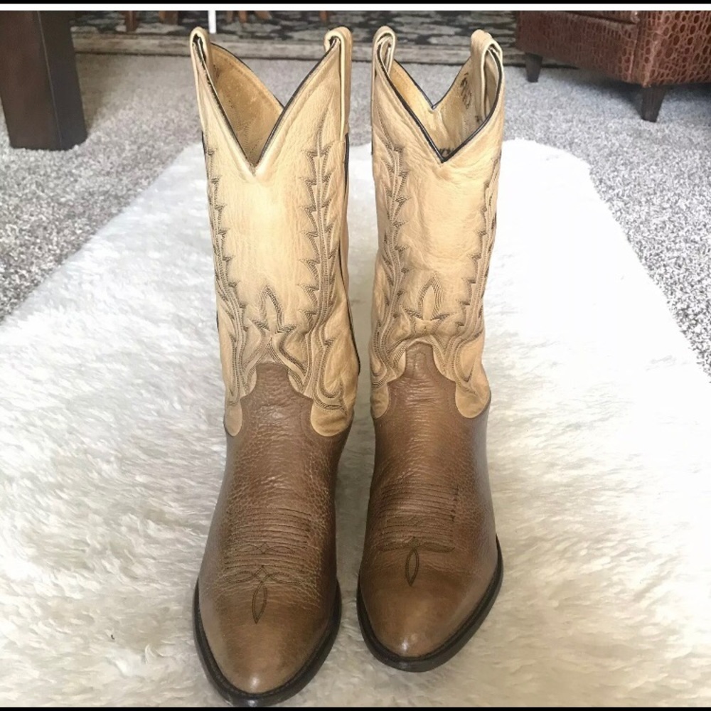 Tony Lama BullhideWestern Cowboys Men’s Boots 9 D